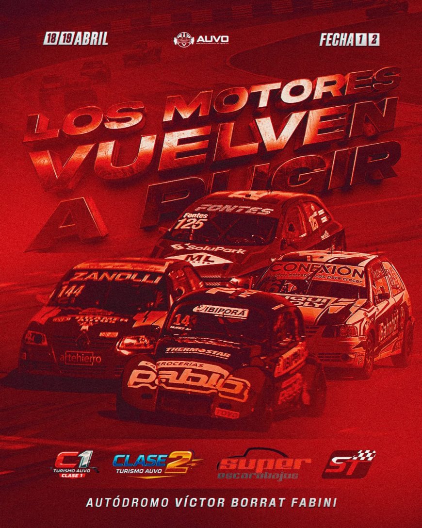 Los motores vuelven a rugir en el Autódromo Víctor Borrat Fabini