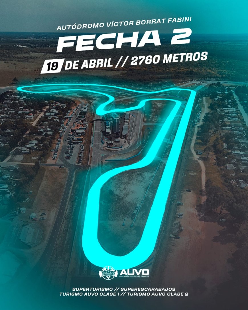 Detalles de la Fecha 2: Circuito de 2760 metros